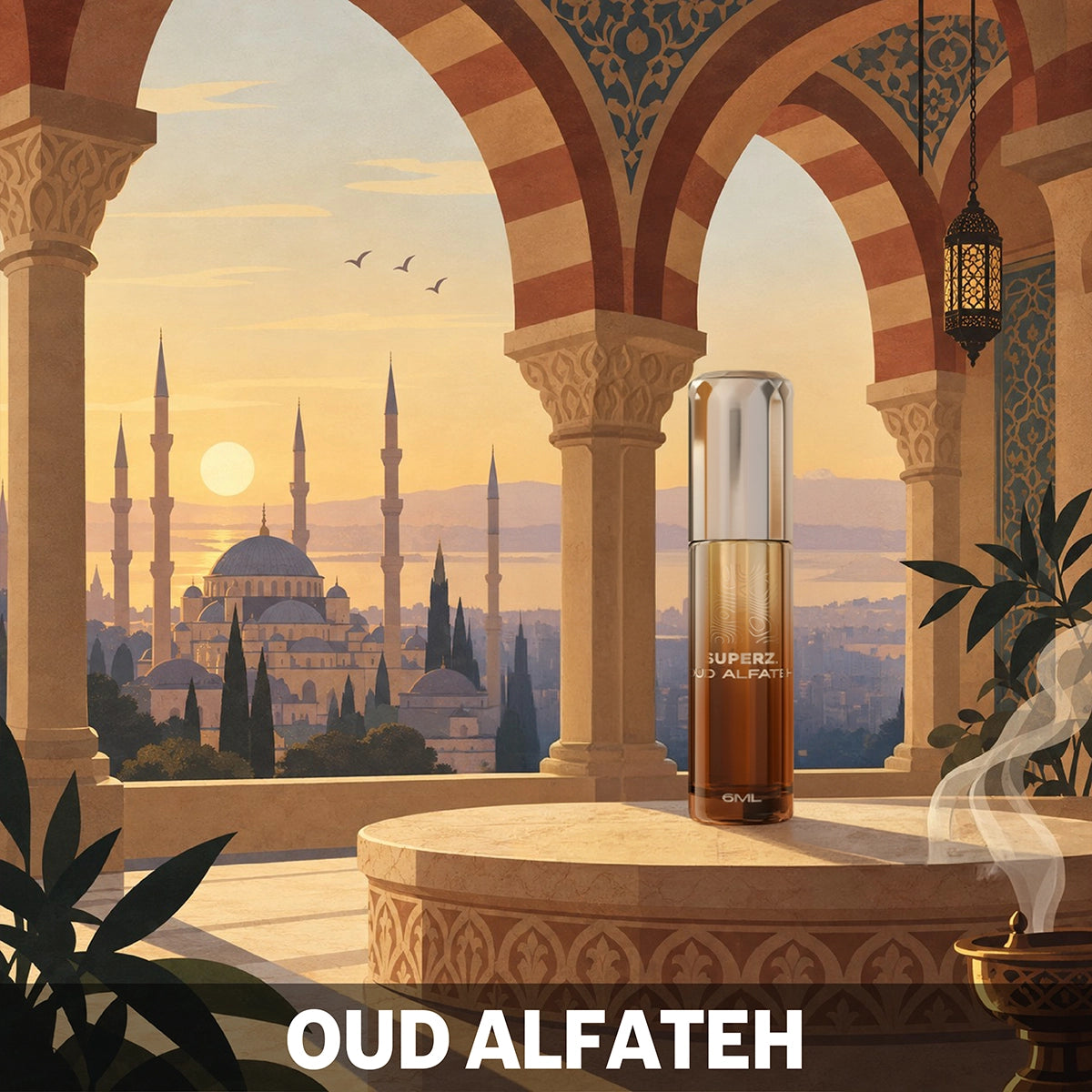 Oud Alfateh - 6 ml 100% parfümolaj - Unisex