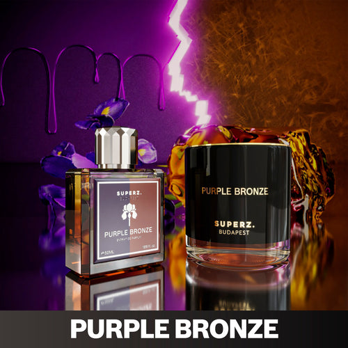 PÁROS SZETT - Purple Bronze - 50 ml parfüm + gyertya