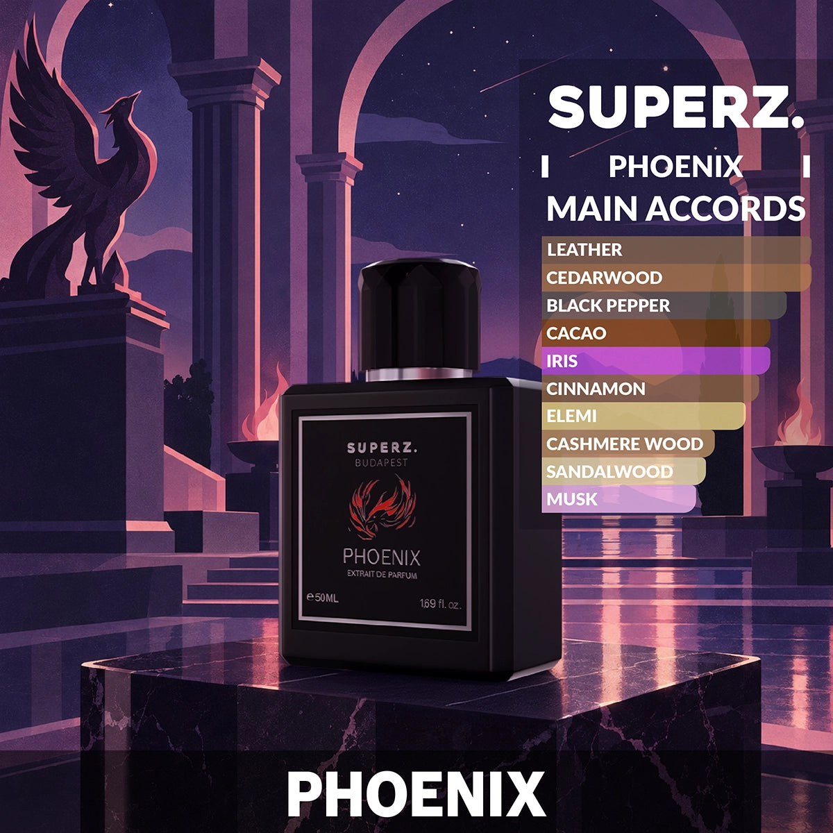 Phoenix - 50 ml Extrait de Parfum - Férfi