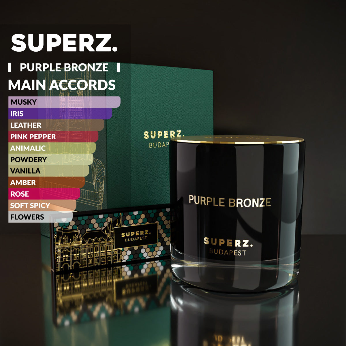 Purple Bronze - gyertya