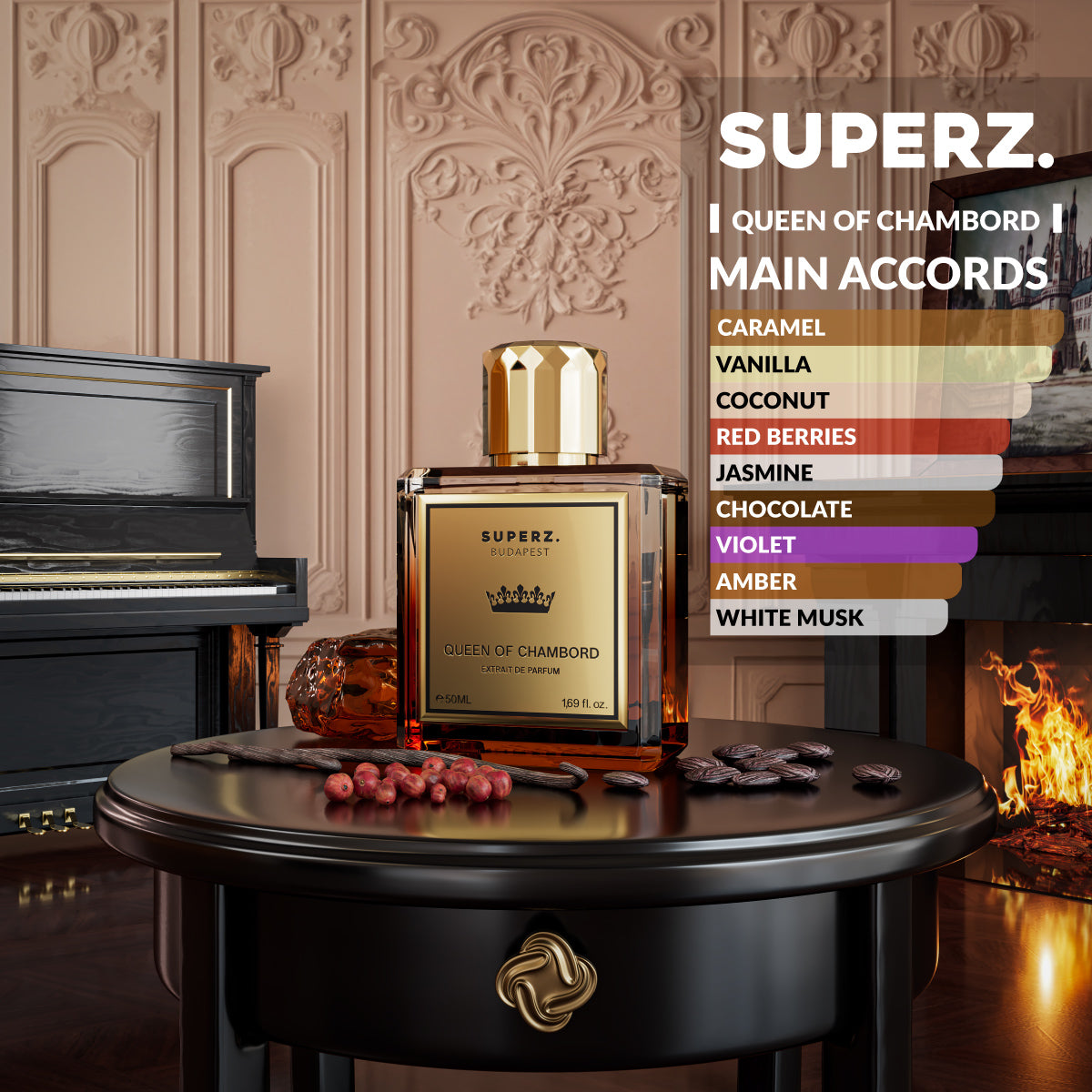 Queen of Chambord - 50 ml Extrait De Parfum -  Női