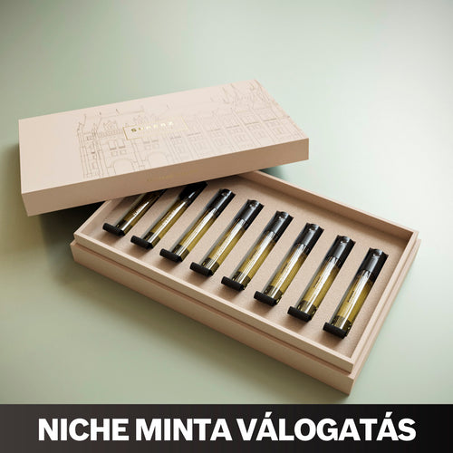 NICHE MINTA VÁLOGATÁS - 8x2 ml - Extrait De Parfum - DÍSZDOBOZBAN