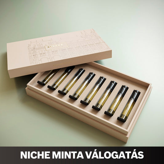 NICHE MINTA VÁLOGATÁS - 8x2 ml - Extrait De Parfum - DÍSZDOBOZBAN
