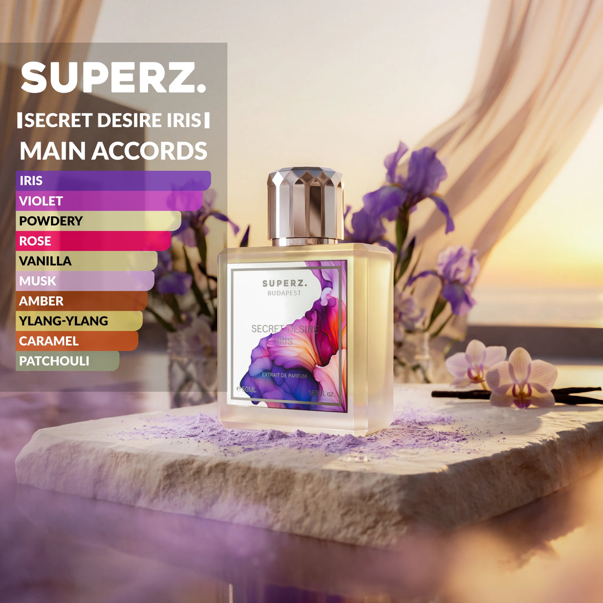 Secret Desire Iris -  50 ml Extrait De Parfum - Unisex