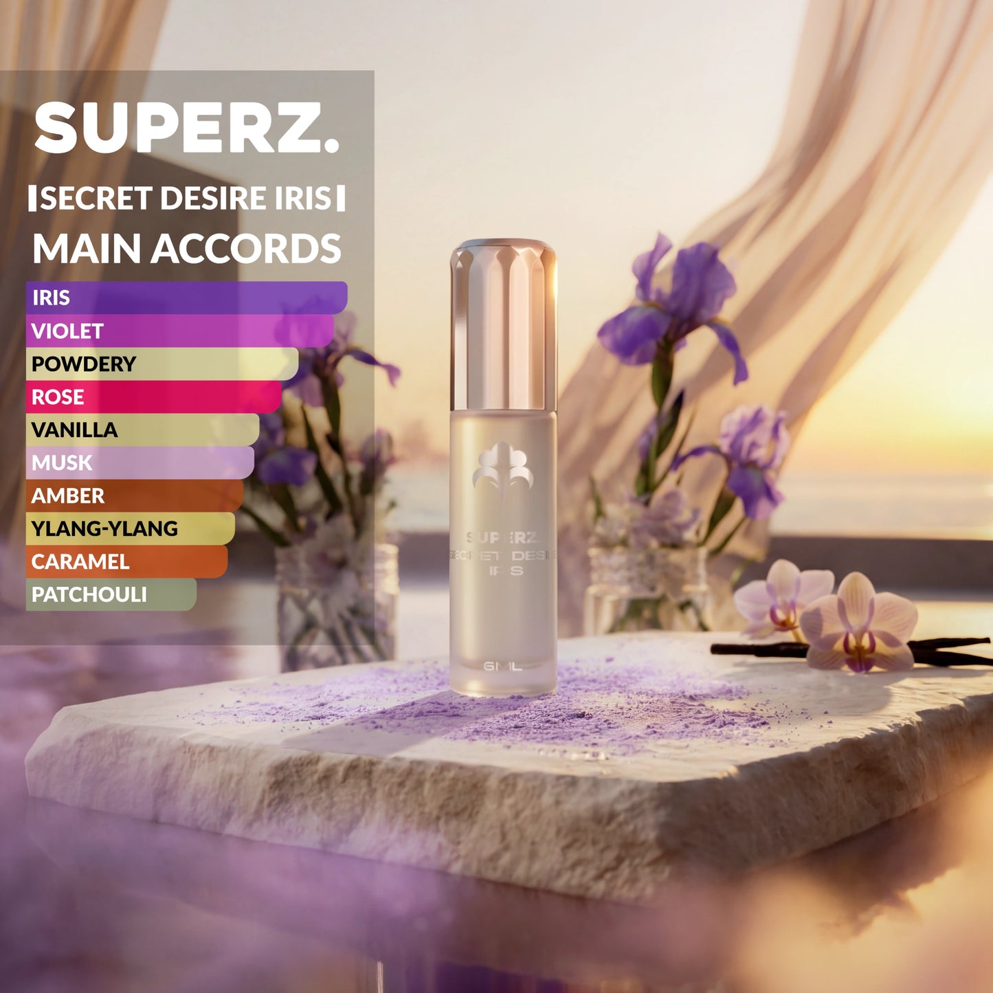 Secret Desire Iris - 6 ml 100% parfümolaj - Unisex