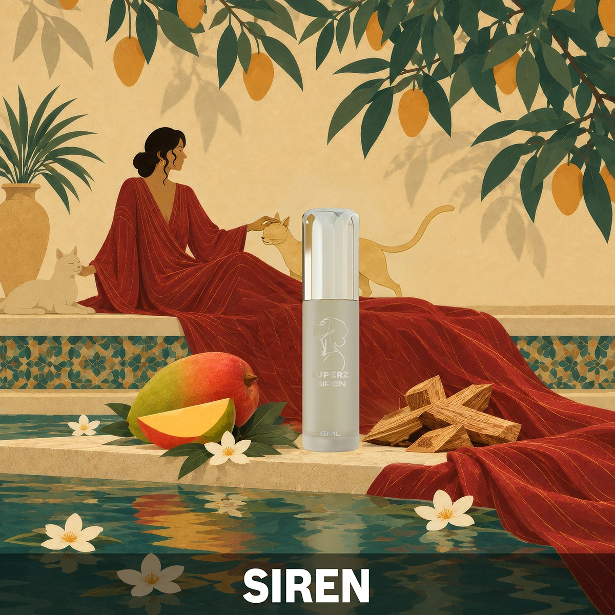 Siren - 6 ml 100% parfümolaj - Női