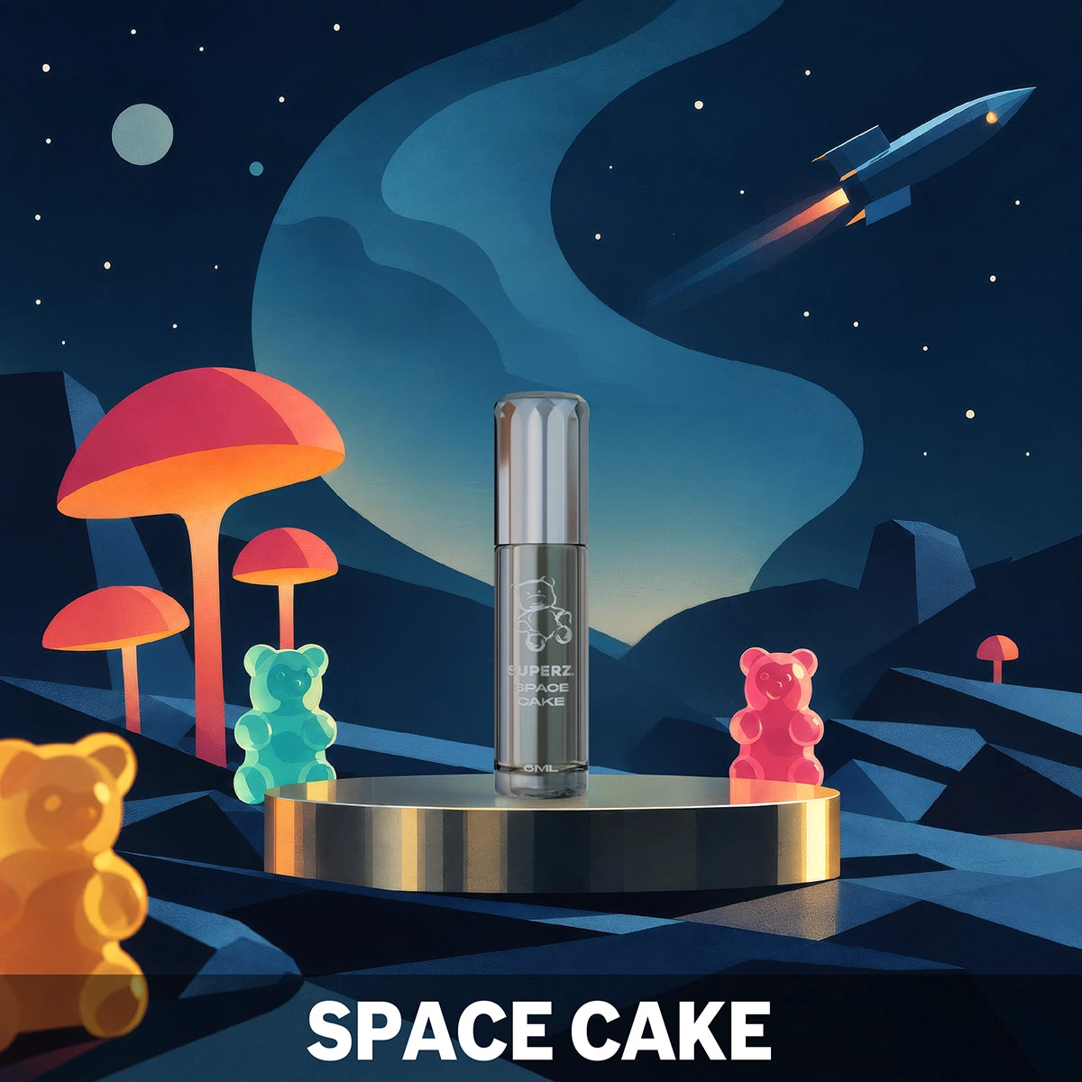 Space Cake - 6 ml exclusive 100% parfümolaj - Unisex - Celestial Collection 03