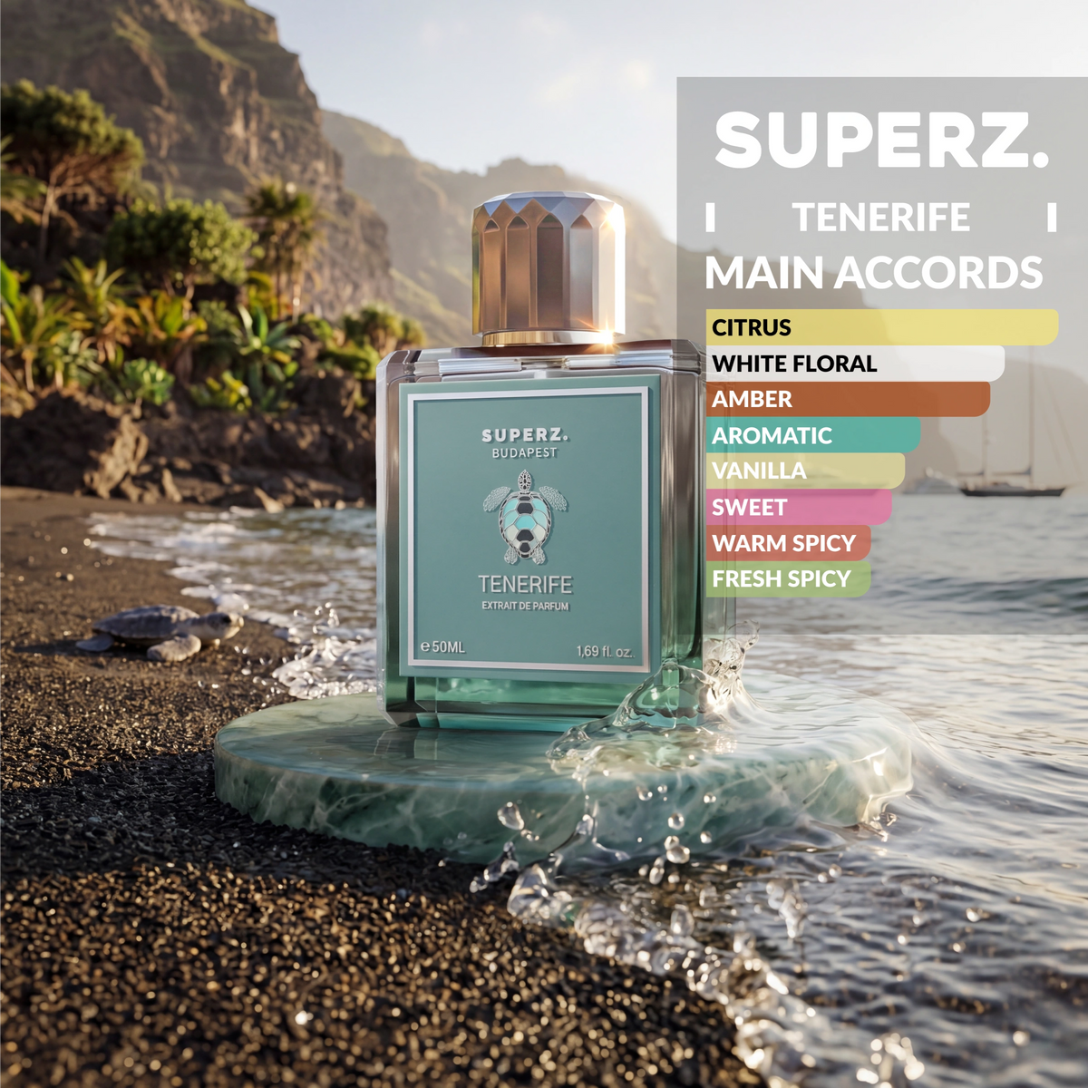 Tenerife - 50 ml Extrait De Parfum - Unisex - Megújult dobozban!