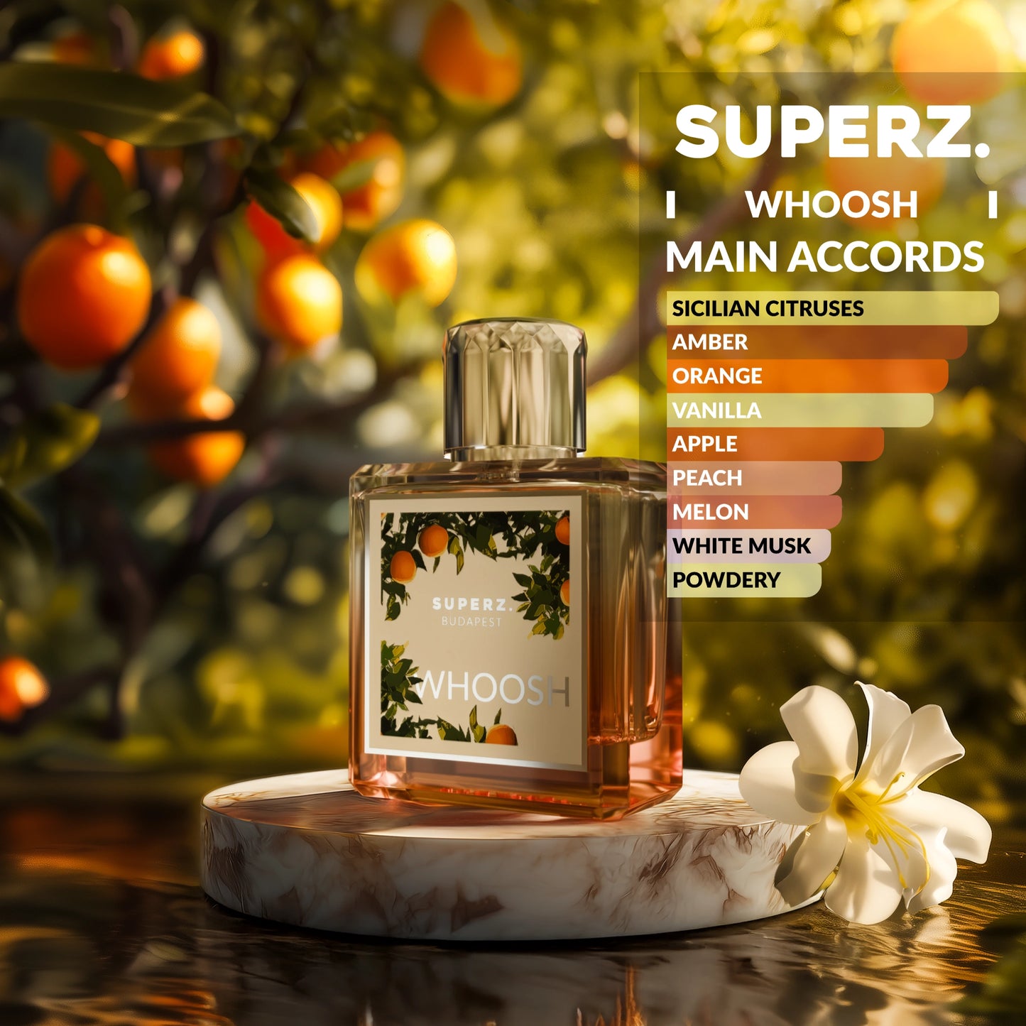 Whoosh - 50 ml Extrait De Parfum - Unisex - Megújult dobozban!