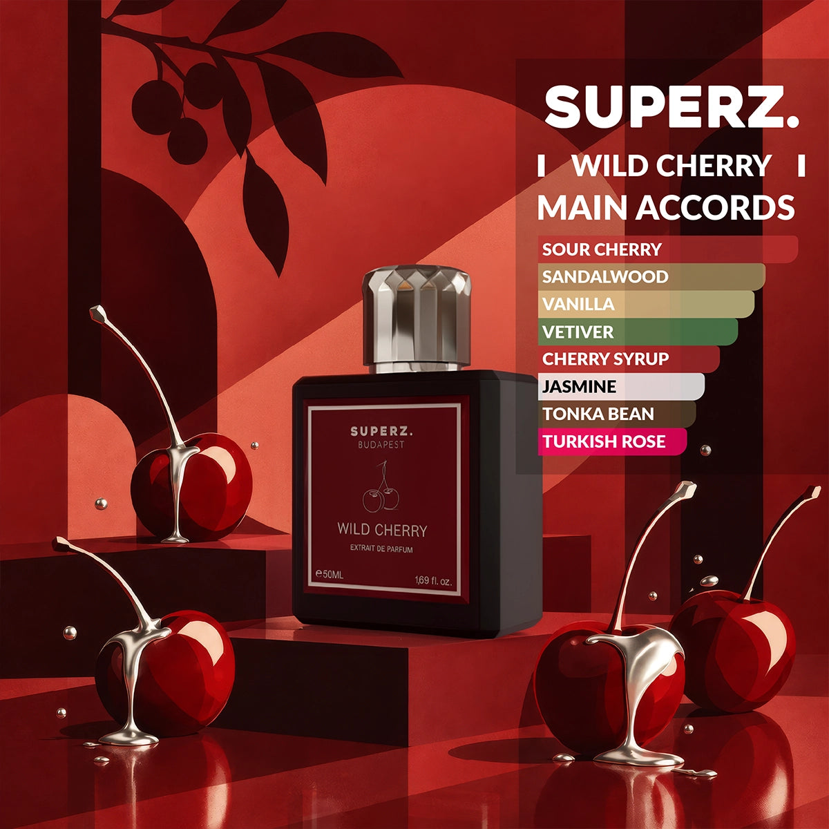 Wild Cherry -  50 ml Extrait De Parfum - Unisex