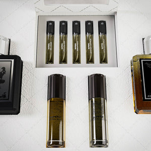 Exclusive szett doboz I. - 2x50 ml parfüm + 2x6 ml parfümolaj + 5x2 ml minta