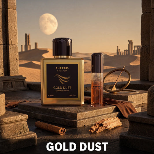 Gold Dust 1+1 akció - 50 ml Extrait De Parfum - Férfi +Ajándék: Gold Dust parfümolaj