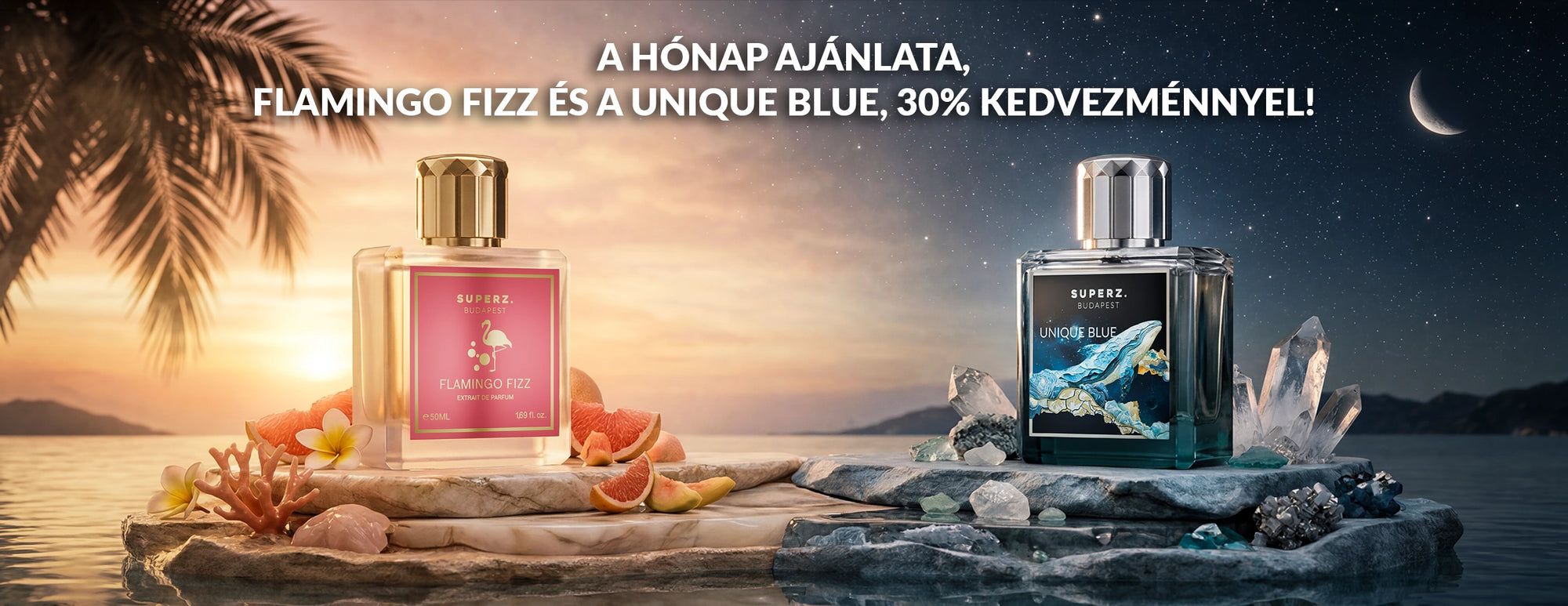 Flamingo Fizz és Unique Blue 30% kedvezménnyel! Június hónap ajánlata!