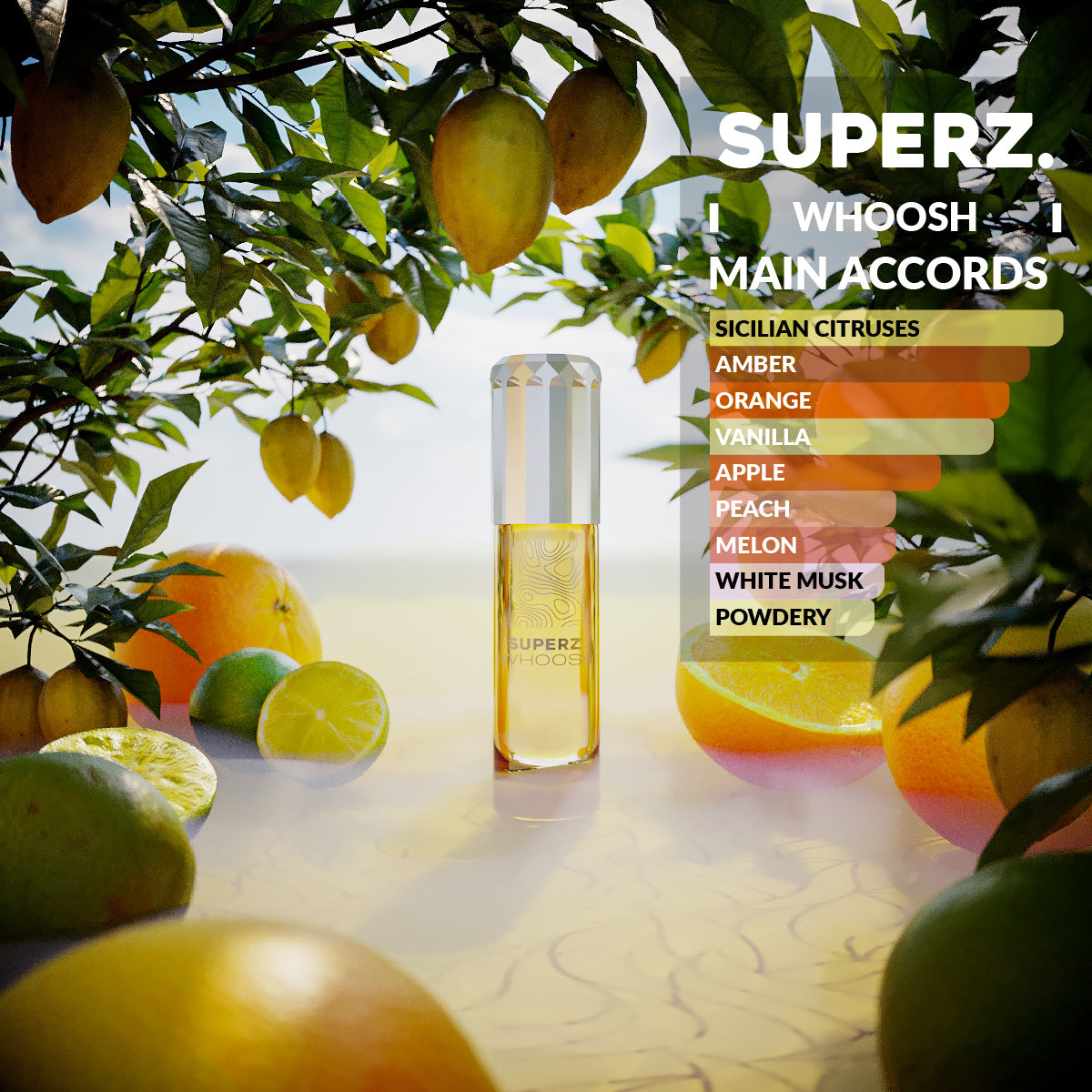 Whoosh - 6 ml exclusive 100% parfümolaj - Unisex - Megújult dobozban!